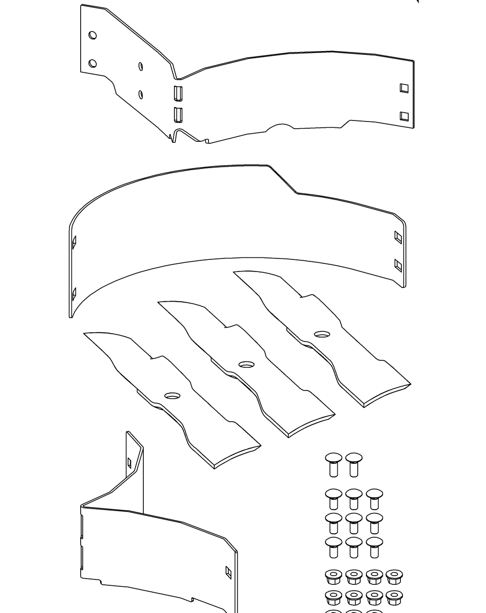 General Assembly 48-Inch Diagram and Parts List for 19A70037100 48Inch Cub Cadet Lawn Tractor